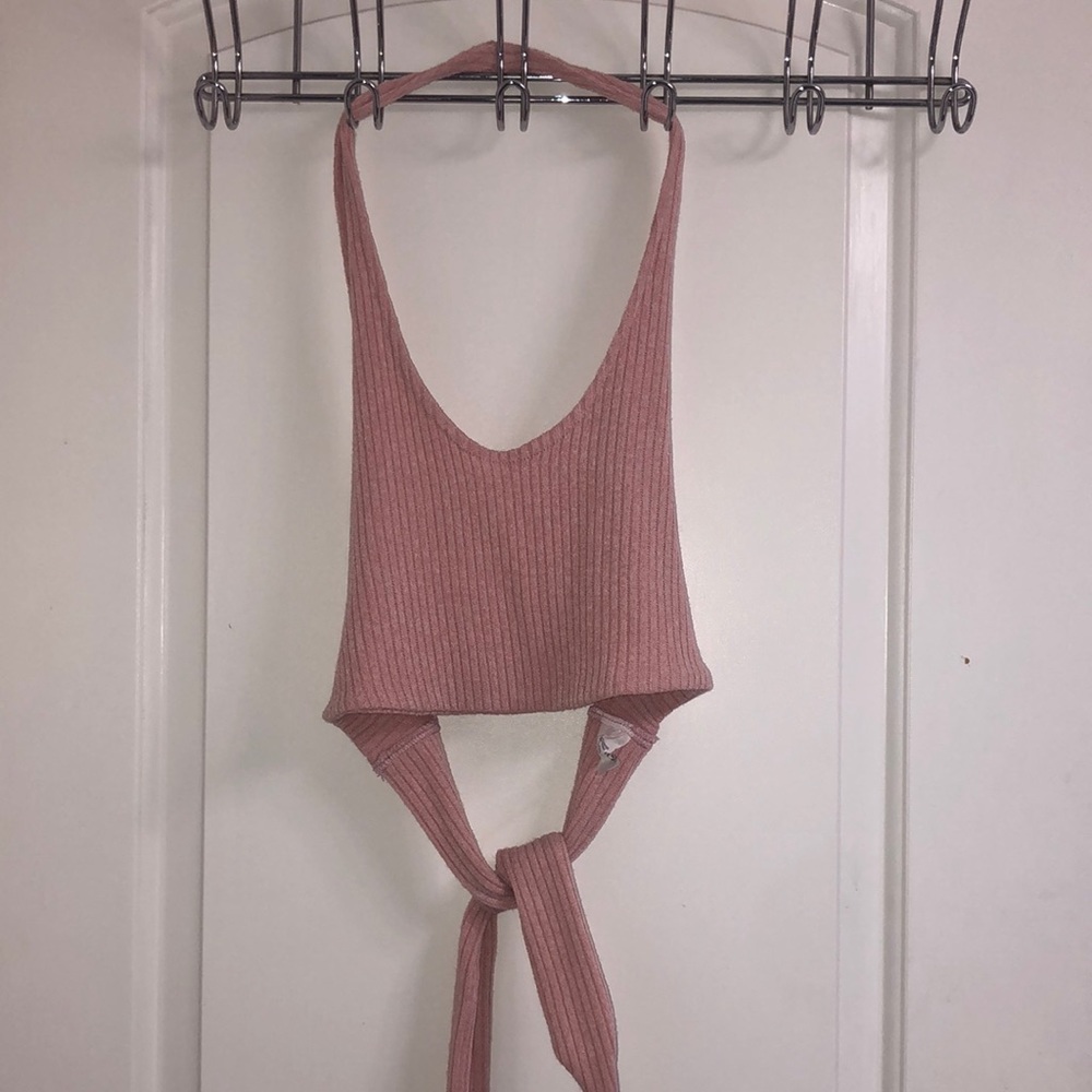 J Robert’s Tie Crop Top